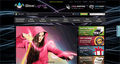 Desktop Screenshot of glowlights.com
